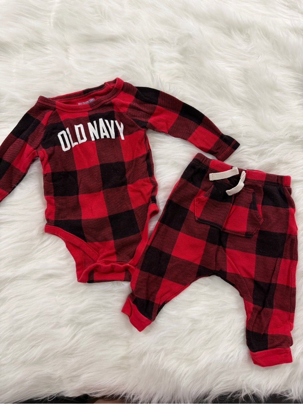 Old Navy Red Plaid Girls' Bottoms